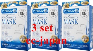 JAPAN GALS PURE 5 ESSENCE HYALURONIC ACID 30 MAINTAIN ELASTICITY MASK set of 3 - Picture 1 of 4