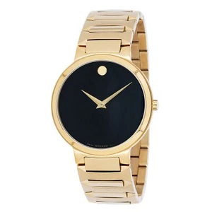 Movado 0607294 Men's Temo Black Dial Quartz Watch - Picture 1 of 4
