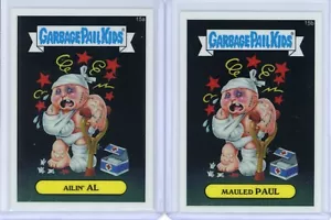 2013 Garbage Pail Kids cromo OS1 AILIN' AL y muled Paul 15A/B conjunto básico de tarjetas - Imagen 1 de 1