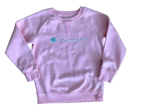 Champion Girls Pink Sweat-shirt size M 8-10 - Picture 1 of 4