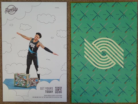 PDX POSTER Carpet City Edition ANFERNEE SIMONS 2022-23 Blazers Handout Portland Cover