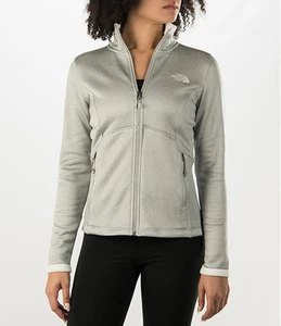 New Womens North Face Fleece Zip Jacket Agave Coat Small, Medium - Picture 1 of 2