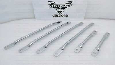 Juego de guardabarros delantero cromado para Bsa A7 A10 Super Rocket Goldstar Foto 1 de 4