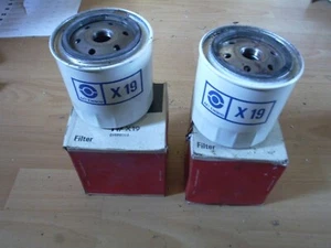 Pair AC X19 oil filters fits many 60's 70's cars Austin Ford Vauxhall Saab Volvo - Picture 1 of 1