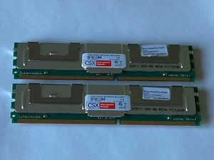 Apple Mac RAM MEMORIA 2 x 1 GB CSX 1 GB DDR2 667 MHz FB-DIMM - Imagen 1 de 1