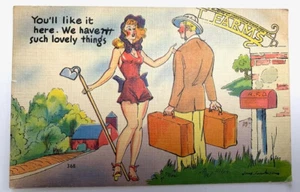 Vintage Postkarte KÜNSTLER SIGNIERT: Jay Jackson, Glamour Girl "Such schöne Dinge" - Bild 1 von 2