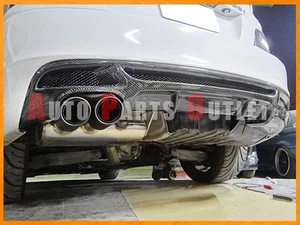 P Style Carbon Fiber Rear Diffuser For BMW E82 E88 M-Sport 128i 135i Coupe 08-13 - Picture 1 of 5