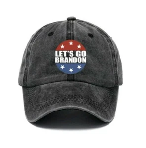 Cappello regolabile Lets Go Brandon FJB Joe Biden baseball unisex berretto divertente - spedizione USA - Foto 1 di 7