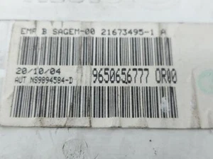 9650656777 multifunction screen for CITROEN C3 1.4 HDI 16V XTR 2004 199125 - Picture 1 of 5