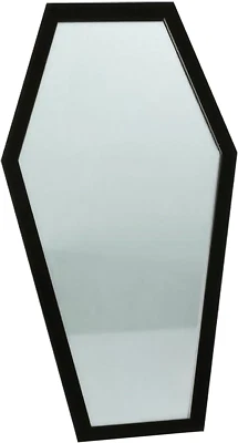 Coffin Mirror – 21 In., Decorative Mirror for Wall Decor, Living Room, Bedroom, - Image 1 of 4
