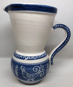 Rare Grand Pichet Durtal Yvon Roy Vallauris Vintage H 20,5 L 18 l 13 Cm - Foto 1 di 11