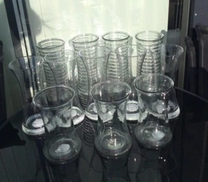 Clear 9x vases - Picture 1 of 5