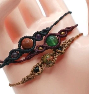 Pulsera Amistad Unisex Hecha a Mano con Diseño Peruano - Macramé Lavable - Imagen 1 de 6