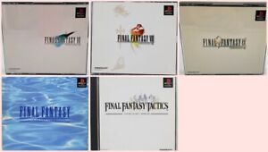 Final Fantasy Collection 4 5 6 7 8 9 Tactics Set PlayStation1 PS1 Square Japan