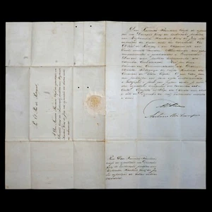 Portugal Rey Luis I Firmado Autografiado Documento Real Manuscrito Real Decreto de Realeza - Imagen 1 de 12