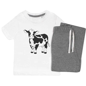 'Cute Dairy Cow' Kids Nightwear / Pyjama Set (KP051447) - Picture 1 of 10