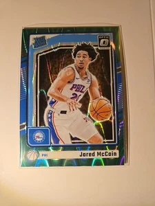 2024-25 Panini Donruss Optic - Rated Rookie Jared McCain #270 Green Seismic - Bild 1 von 2