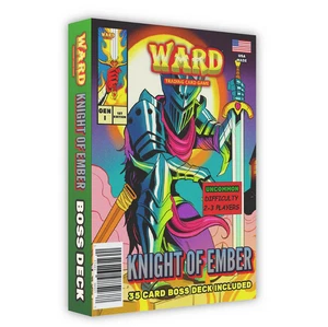 Ward TCG Trading Card Game 1st Edition Gen 1 KNIGHT OF EMBER 35 Card Boss Deck - Picture 1 of 5
