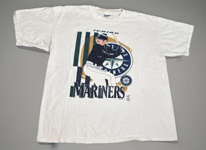 Maglietta Vintage 2001 Ichiro Suzuki Seattle Mariners MLB Baseball Giappone XL - Foto 1 di 10