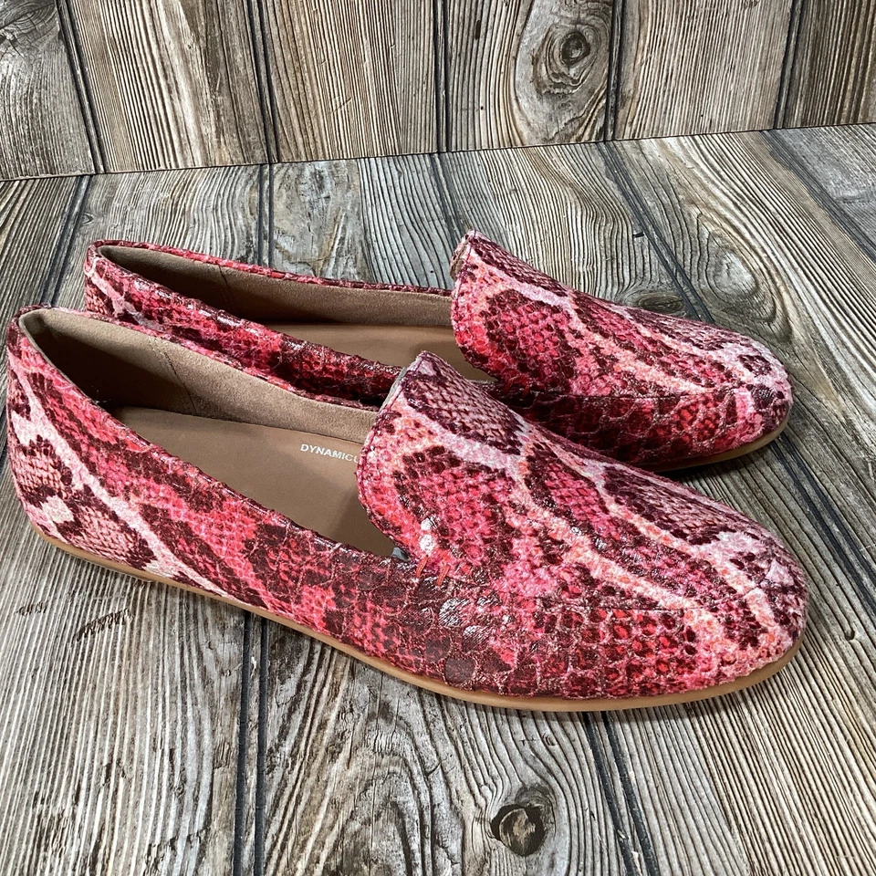 Fitflop Lena Mocasines Estampado Serpiente Rosa Jaspeado Zapatos Informales Mujer Talla 8 NUEVO Foto 1 de 4
