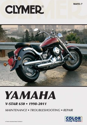 Yamaha V-Star 650 1998-2011 manual de reparación y servicio - personalizado, clásico, Foto 1 de 3