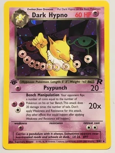 1. Edition Holo Dark Hypno - Ungraded NM - Never Played - Team Rocket 9/82 - Bild 1 von 8