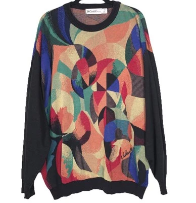 ST. CROIX R Delaunay Luxury COLLECTORS SILK Blend Knits Pullover Sweater Size XL - Image 1 of 4