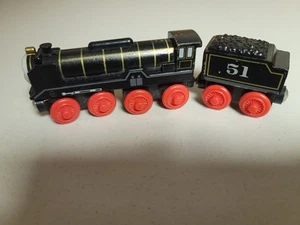Thomas Wooden Railway Hiro Train & Tender Learning Curve Good Condition - Picture 1 of 6