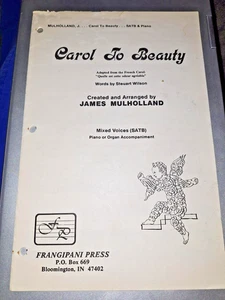 "Carol to Beauty" von James Mulholland -adaptiert von einer französischen Carol~ Noten - Bild 1 von 3