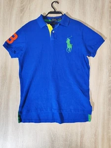 Polo Ralph Lauren Hombre Polo Custom Fit Azul Verde Naranja Morado XL - Imagen 1 de 10