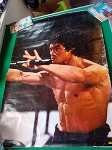 Original Bruce Lee Poster 1974 Scandecor 39 X 26" Used - Picture 1 of 8
