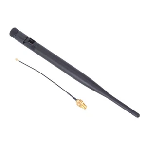 6DBI 2,4GHz 5GHz Dual-Band-WiFi-RP-SMA-Antenne + 1x 12 cm U.FL IPEX-Kabel N8S5 - Zdjęcie 1 z 12