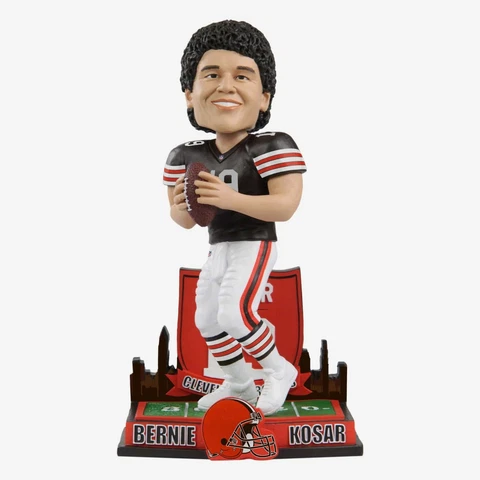 Bernie Kosar Cleveland Browns Cleveland Hall Of Fame Bobblehead NFL Football Cover