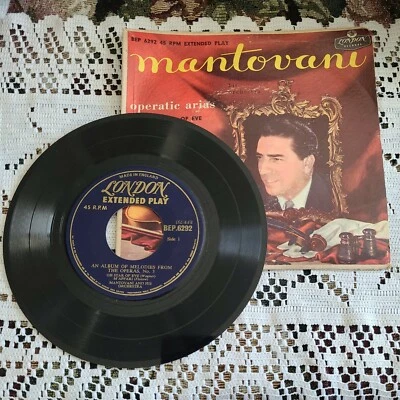 Montvani & Orch 45 RPM EP - Operatic Arias No 3 - Intermezzo +3- London BEP 6292 - Image 1 of 4