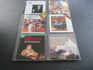 BRAHMS - Piano Works - 6 x CD Job lot - Curzon/Kempff/Perahia/Heisser - Picture 1 of 7