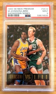 1993 Skybox Premium Magic Johnson Larry Bird Showdown Series SS12 PSA 9 Low POP - Picture 1 of 2