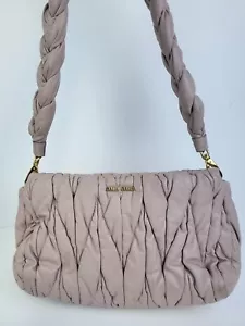 Miu Miu Schultertasche rosa Nappaleder - Bild 1 von 11