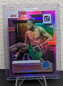 2023 Panini Donruss UFC #214 Randy Brown Holo Purple Parallel Rated Rookie
