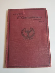 Vintage Alarcón's El Capitán Veneno - J.Ford (1899) Spanish Language HB Book - Imagen 1 de 19