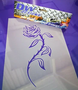 Rose stencil airbrushing art craft mylar - Picture 1 of 1