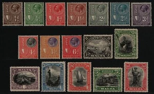 Malta 1926 - Mi-N.o 115-131 * - MH - Marcas libres / Definitivos - Imagen 1 de 2