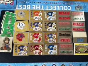 Vintage 1988 Panini Football NFL Sticker Cards 20+ foil colts bills cowboys - Picture 1 of 2