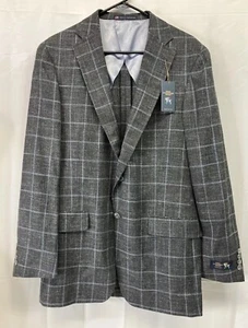 Blazer HART SHAFFNER MARX Chicago Fit Para Hombres 41 Abrigo Deportivo de Lana Chaqueta de Dos Botones - Imagen 1 de 10