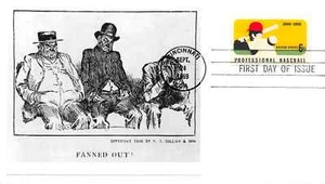 1381 6c Professional Baseball paste-on & tied photograph of the period [832887] - Picture 1 of 1