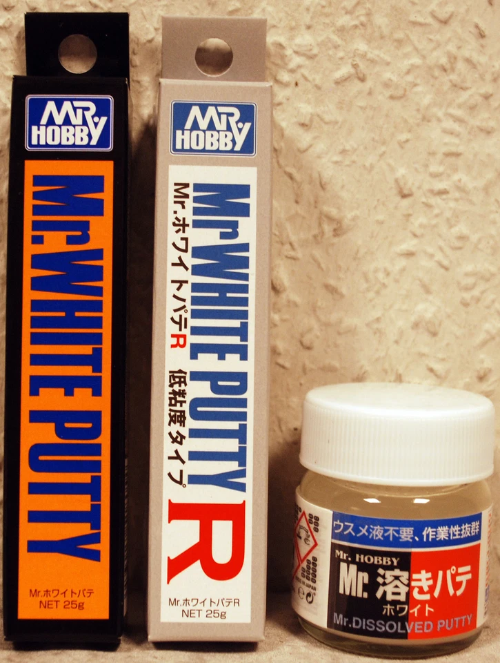Mr. Hobby Gunze Mr. Putty Spachtelmasse für Modellbau versch. Viskositäten
