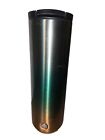 Starbucks Ombre Vacuum Insulated Tumbler (Silver Green Tan)  - 16Oz -