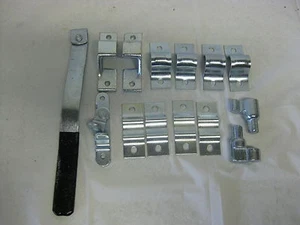 Kit de pestillo de puerta de remolque cerrado soldado de acero galvanizado con extremo de garra - Guardianes - Imagen 1 de 6