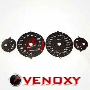 Caras calibre Suzuki GSX 1300 R Hayabusa 1999-2000 MPH NEGRO - Imagen 1 de 1