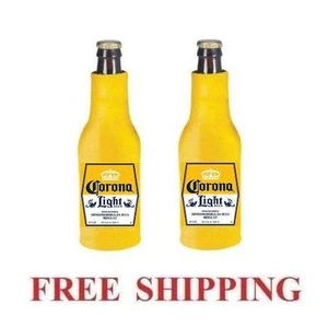 CORONA LIGHT 2 BOTTLE HUGGIE COOLER COOZIE COOLIE KOOZIE NEW - Picture 1 of 1