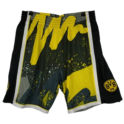 Pantalones Cortos Jersey Borussia Dortmund Mitchell & Ness Grandes BVB Corte y Coser Logo Nuevo Foto 1 de 4